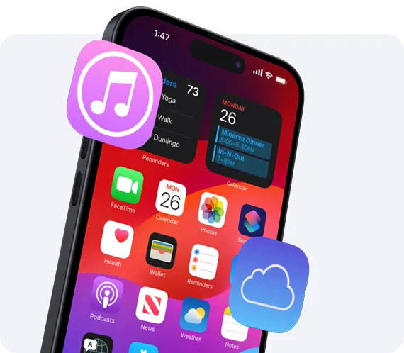 iPhone showing no backup available