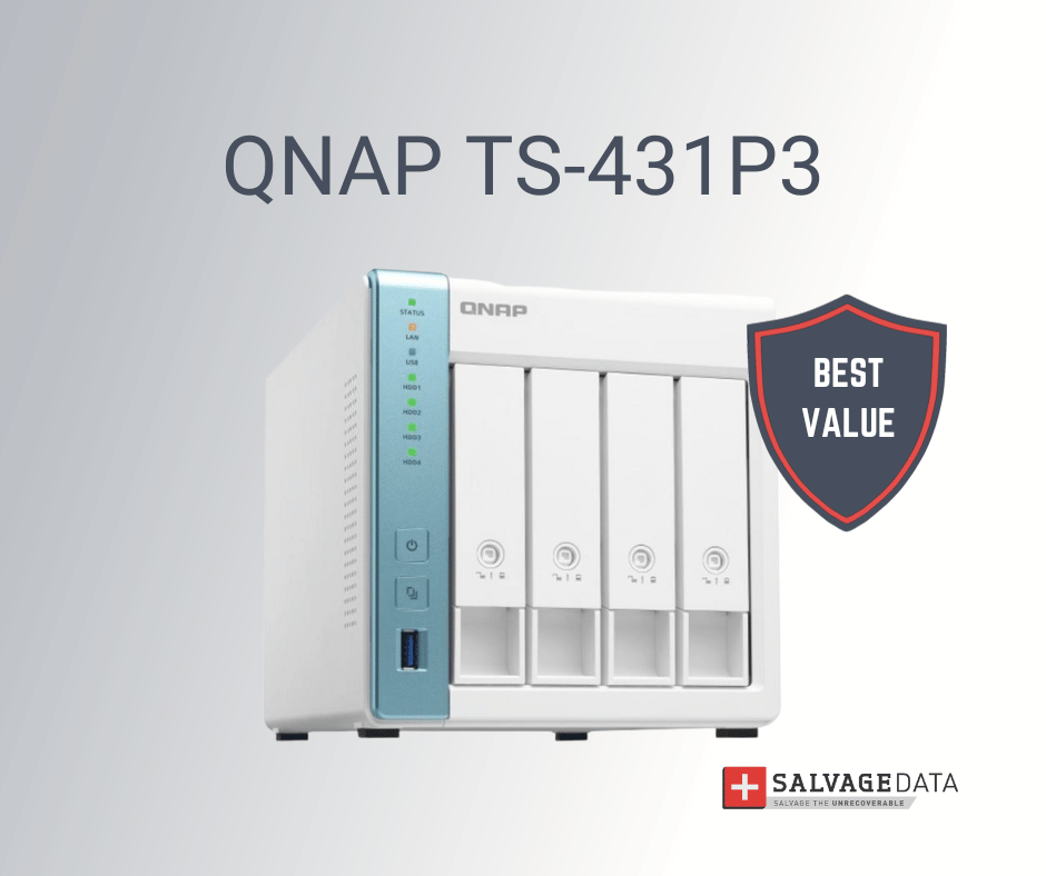 The QNAP TS-431P3 is a value-oriented NAS solution that strikes a balance between features and affordability. With its four bays and respectable specifications, it offers a cost-effective storage solution.