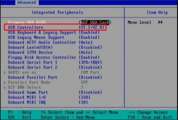 Check BIOS for hard drive detecting The first test you should do when the system is not seeing the hard drive is to check if it can detect it in the BIOS. To do this, restart your computer and repeatedly press the key to enter BIOS setup (usually F12, F2, Delete, or Esc). Once you are in the BIOS, look for a section called “Integrated Peripherals” at the Advanced tab. Enable the USB controller, restart the computer again, and see if the hard drive shows up. 