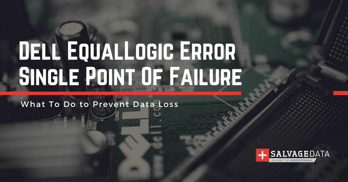 Dell EqualLogic Single Point Of Failure: What It Is & What To Do