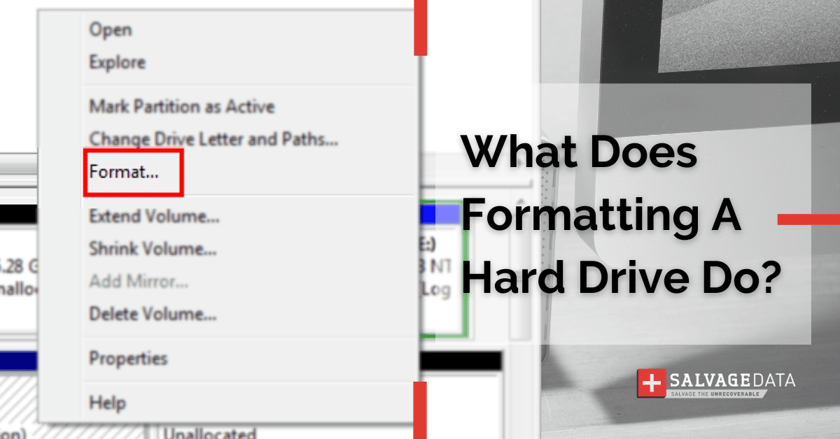 What Does Formatting A Hard Drive Do