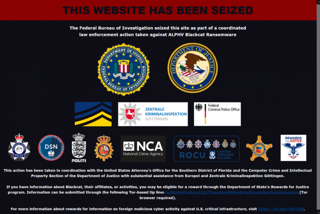 Despite ALPHV claims of a law enforcement takedown, agencies like the U.S. Justice Department, Europol, and the U.K.’s National Crime Agency denied involvement.
